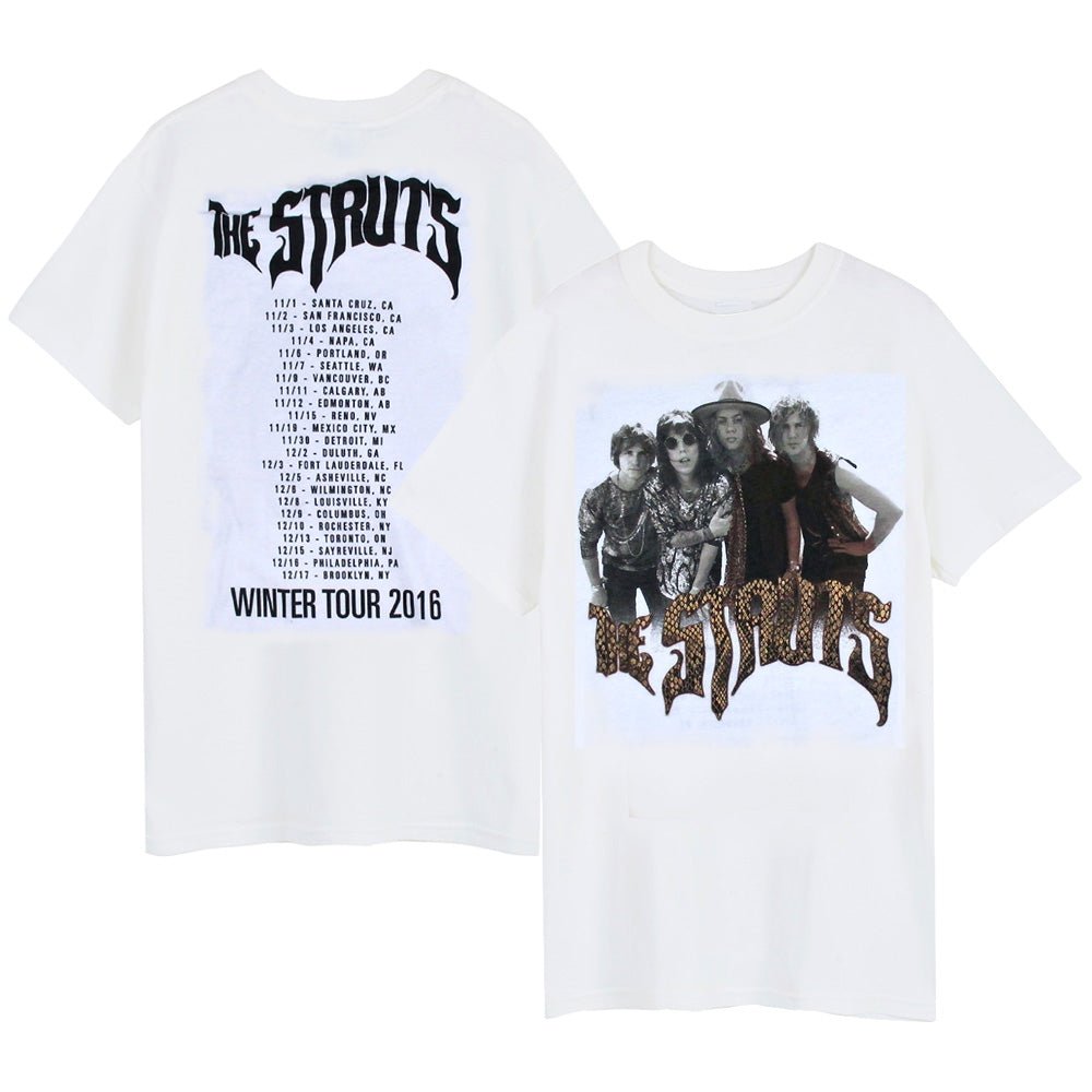 THE STRUTS ストラッツ - 【会場限定Tシャツ】SNAKE SKIN 2016 TOUR / バックプリントあり / Tシャツ / メンズ - PGS